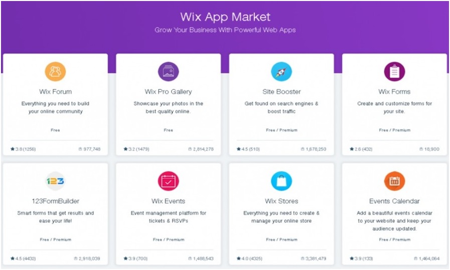 wix app market